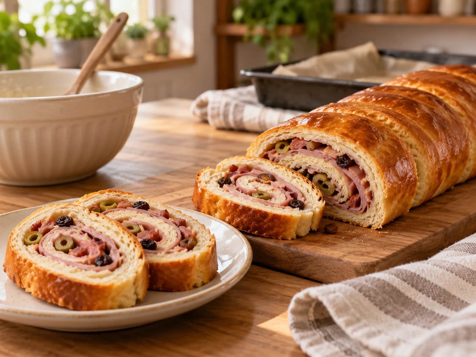 Imagen de Pan de jamón venezolano para Navidad